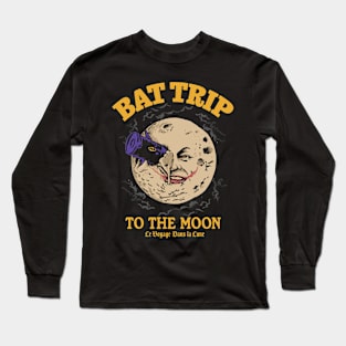 Bat trip to the moon Long Sleeve T-Shirt